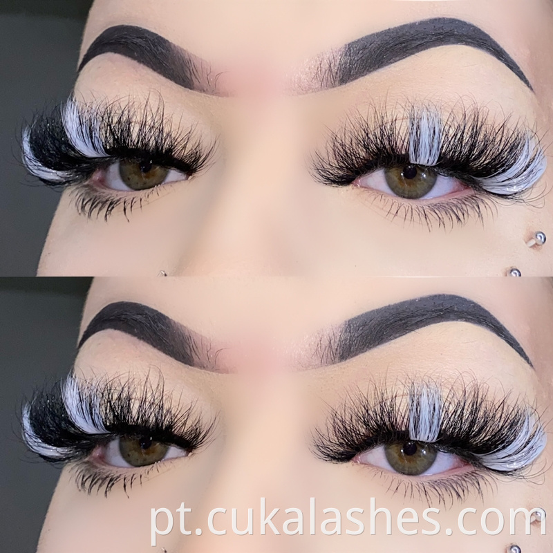 Mink Lashes With Color